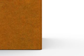 Moderna metalna žardinjera za cvijeće - čelik Corten - dimenzije 60x60x60 cm