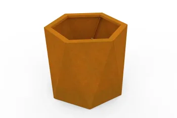 Corten metalna žardinjera HX 40×40 cm