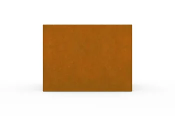 Corten metalna žardinjera 80x80x60 cm - ravni prednji pogled