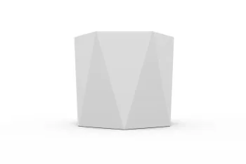 Metalna žardinjera HX 30x30 cm RAL9016 FS