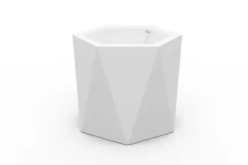 Metalna žardinjera HX 40×40 cm RAL9016 FS