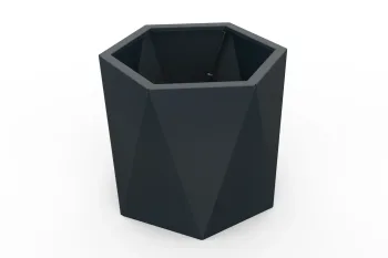 Metalna žardinjera HX 50x50 cm RAL7016 FS