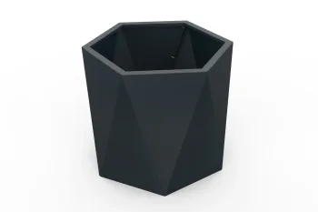 Metalna žardinjera HX 60×60 cm RAL7016 FS