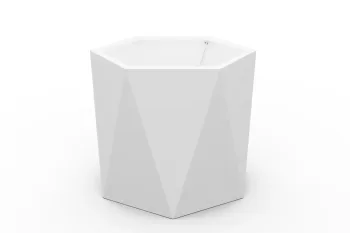 Metalna žardinjera HX 60×60 cm RAL9016 FS