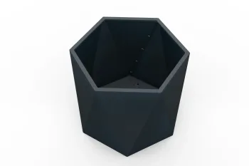 Metalna žardinjera HX 80×80 cm RAL7016 FS