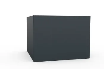Metalna žardinjera u antracit boji 80x80x60 cm - vanjska stranica