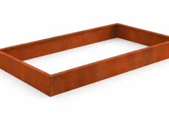 Corten povišena gredica 100×150×15 cm od 1,5 mm Corten čelika