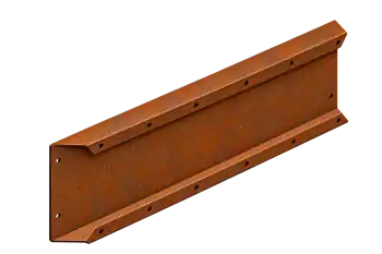 Corten modularni rubnik H15 cm, L60 cm za povišenu gredicu i vrtni obrub